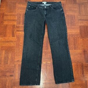 Women's Black Straight Leg Jeans H&M Size Women's 12 US